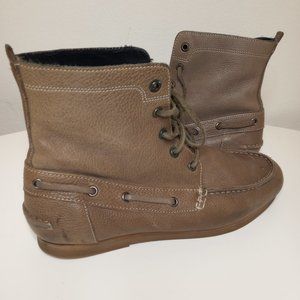 Soft Leather Boat Boots